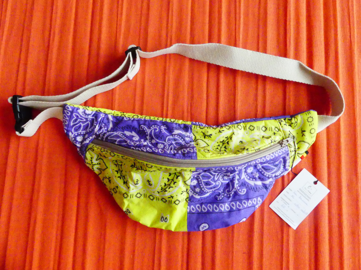 Sac banane enduit UpCyclé / Enfant - Homme - Femme