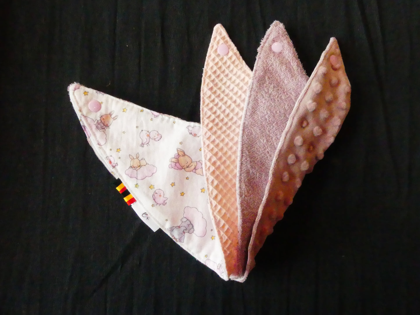 lot de 3 Bavoirs Bandana