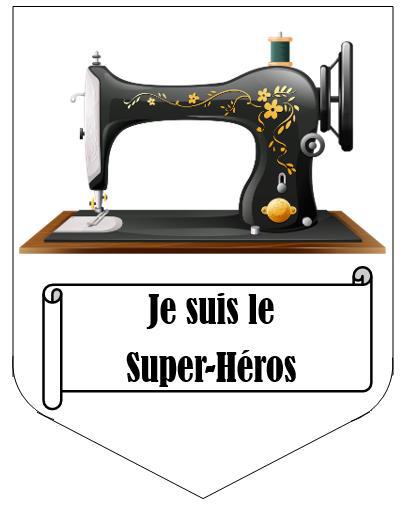 Chemin "couture" - super hero