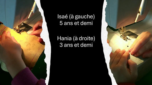 Activités couture Avec Isaé et Hania - Mars 2023