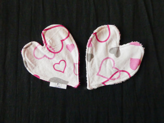 Lingettes formes "coeurs"