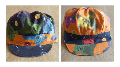 casquette gavroche réversible - modèle Iris - tailles bébé/enfants